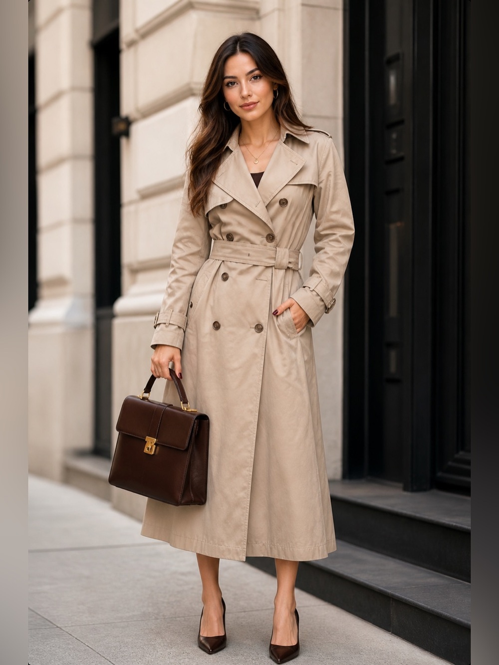 TRUE Vintage LondonFog TrenchCoat Size8 Removable Liner NYC Street Style Classic